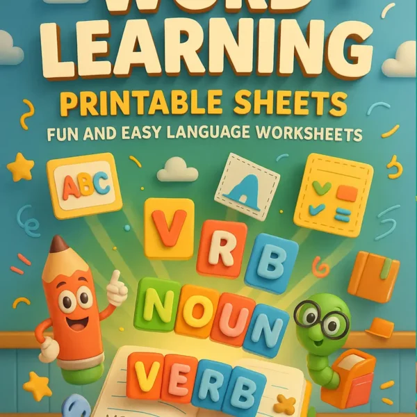 Word Learning printable worksheets
